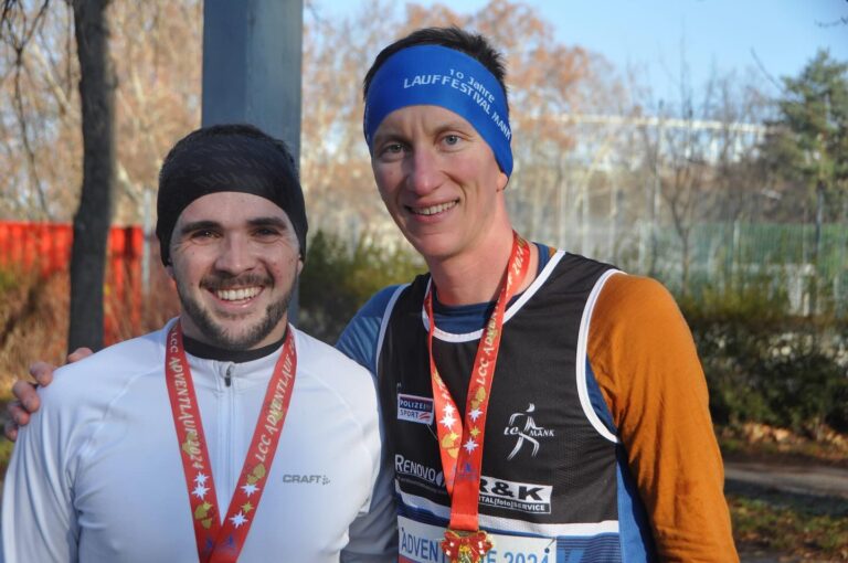 Doppelsieg beim Adventlauf des LCC Wien 2024